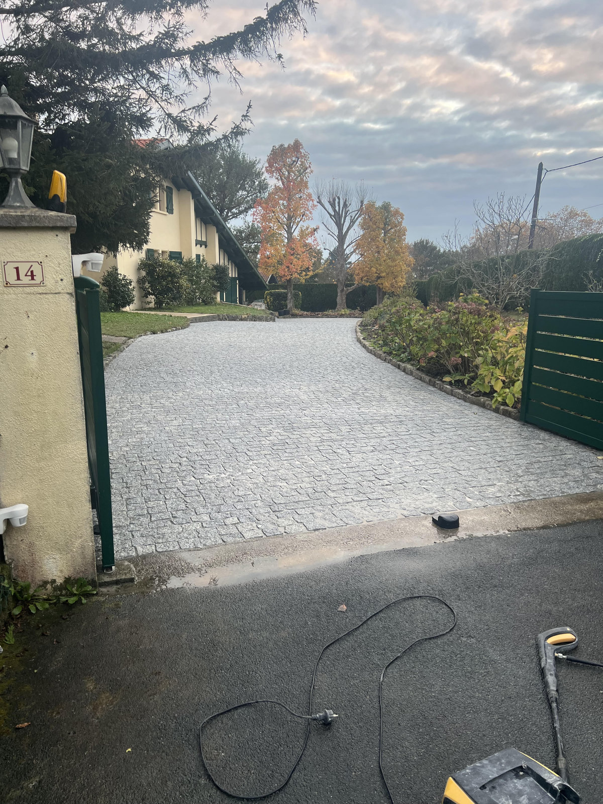 Allée en brique Anglet