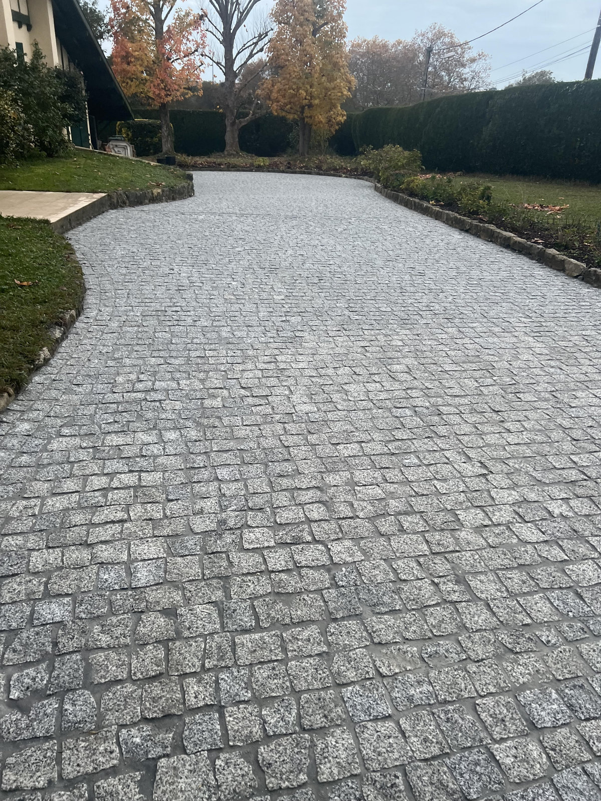 Allée en brique Biarrtiz