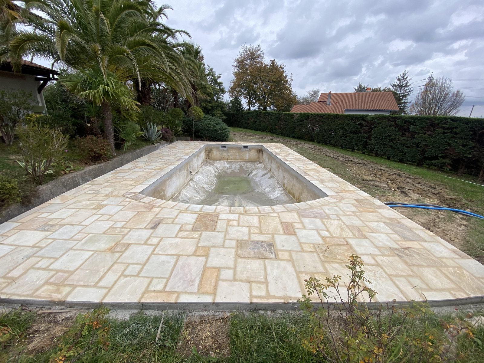 Maçonnerie piscine Biarritz